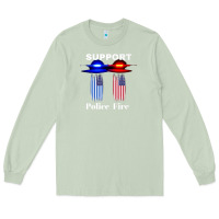 Matcha support our police & fire departments   1st responders premium Long Sleeve Tee - linhVisuals