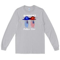 Moon Dust support our police & fire departments   1st responders premium Long Sleeve Tee - linhVisuals