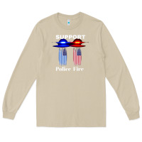 Mushroom support our police & fire departments   1st responders premium Long Sleeve Tee - linhVisuals