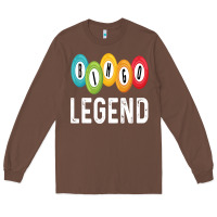 Chestnut funny bingo legend bingo balls game Long Sleeve Tee - linhVisuals