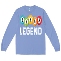 Colony Blue funny bingo legend bingo balls game Long Sleeve Tee - linhVisuals