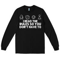 Black funny board game lovers gamers players Long Sleeve Tee - linhVisuals
