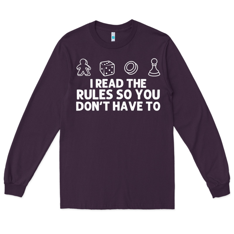 Funny Board Game Lovers Gamers Players Long Sleeve Tee by linhVisuals | Teevron