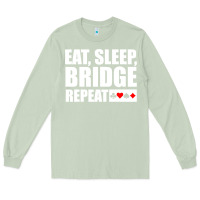 Matcha funny bridge card game lover bridge Long Sleeve Tee - linhVisuals