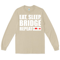 Mushroom funny bridge card game lover bridge Long Sleeve Tee - linhVisuals