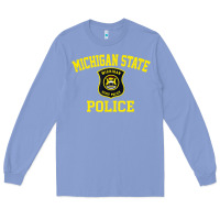 Colony Blue michigan state police Long Sleeve Tee - linhVisuals