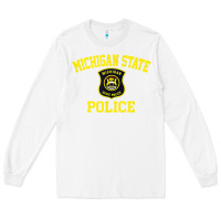 White michigan state police Long Sleeve Tee - linhVisuals