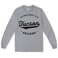 Heather Grey classic retro vintage tucson arizona 1775 usa gift sweatshirt Long Sleeve Tee - linhVisuals