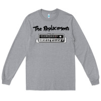 Heather Grey radio the replacements Long Sleeve Tee - linhVisuals