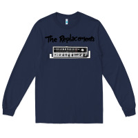 Navy radio the replacements Long Sleeve Tee - linhVisuals