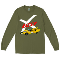 Army Green racer x Long Sleeve Tee - linhVisuals