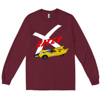 Burgundy racer x Long Sleeve Tee - linhVisuals