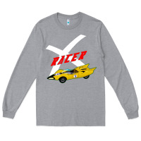 Heather Grey racer x Long Sleeve Tee - linhVisuals
