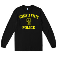 Black virginia state police Long Sleeve Tee - linhVisuals