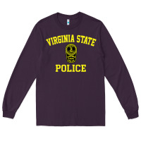 Plum virginia state police Long Sleeve Tee - linhVisuals