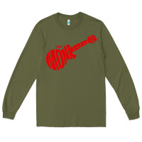 Army Green red monkees Long Sleeve Tee - linhVisuals