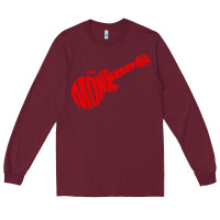 Burgundy red monkees Long Sleeve Tee - linhVisuals
