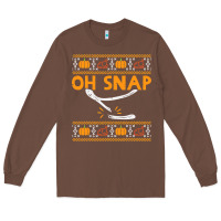 Chestnut oh snap turkey wishbone funny ugly Long Sleeve Tee - linhVisuals
