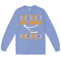 Colony Blue oh snap turkey wishbone funny ugly Long Sleeve Tee - linhVisuals