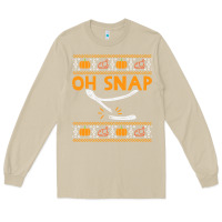 Mushroom oh snap turkey wishbone funny ugly Long Sleeve Tee - linhVisuals
