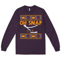 Plum oh snap turkey wishbone funny ugly Long Sleeve Tee - linhVisuals