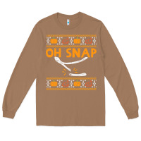 Toasted Coconut oh snap turkey wishbone funny ugly Long Sleeve Tee - linhVisuals