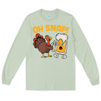 Matcha oh snap thanksgiving cute turkey day Long Sleeve Tee - linhVisuals