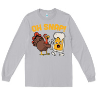 Moon Dust oh snap thanksgiving cute turkey day Long Sleeve Tee - linhVisuals