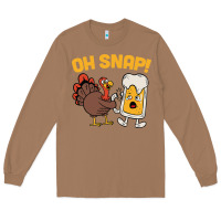 Toasted Coconut oh snap thanksgiving cute turkey day Long Sleeve Tee - linhVisuals
