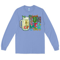 Colony Blue sweet summer time Long Sleeve Tee - CowhideDigitalArt