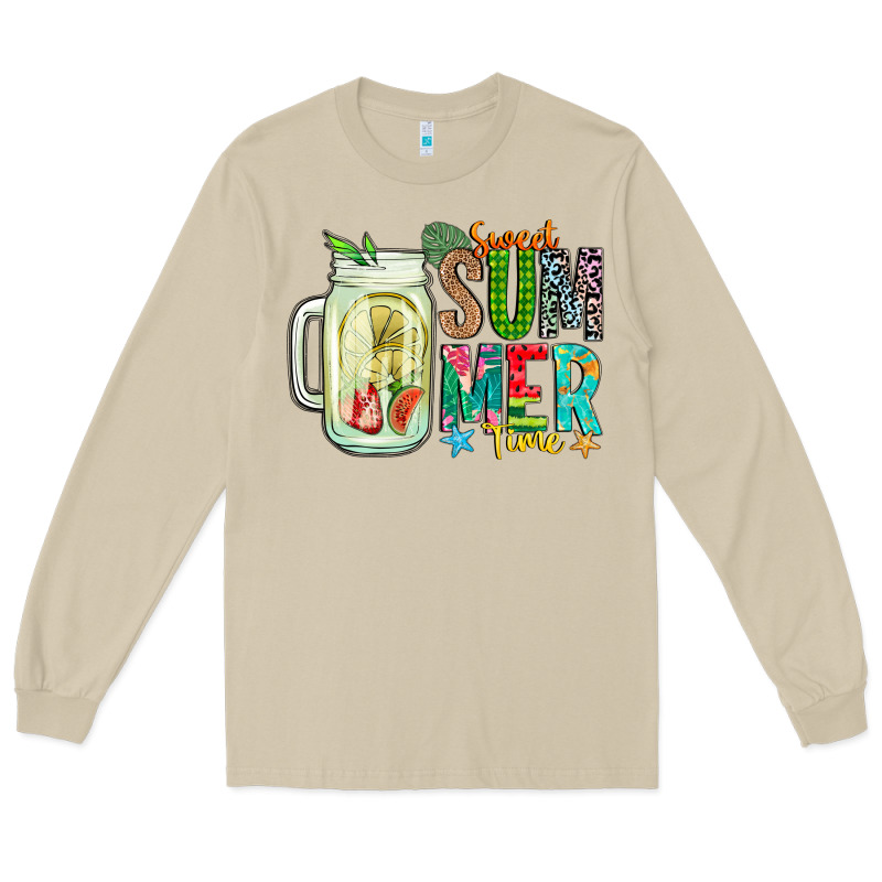 Sweet Summer Time Long Sleeve Tee by CowhideDigitalArt | Teevron