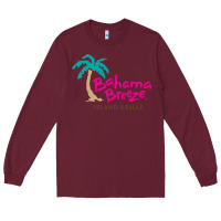 Burgundy bahama breeze Long Sleeve Tee - linhVisuals
