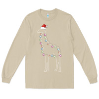 Mushroom santa giraffe christmas color led Long Sleeve Tee - linhVisuals