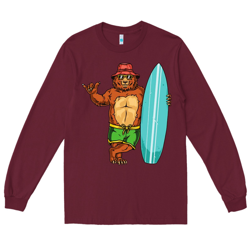 Surfing Premium Long Sleeve Tee by linhVisuals | Teevron