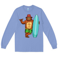 Colony Blue surfing premium Long Sleeve Tee - linhVisuals