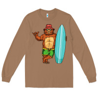 Toasted Coconut surfing premium Long Sleeve Tee - linhVisuals