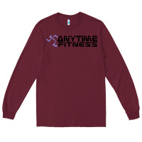 Burgundy anytime fitness leg day Long Sleeve Tee - linhVisuals