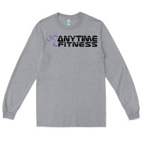 Heather Grey anytime fitness leg day Long Sleeve Tee - linhVisuals