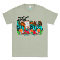 Matcha Inked Mama Flowers Cow Classic Tee - CowCowDesign