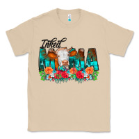 Mushroom Inked Mama Flowers Cow Classic Tee - CowCowDesign