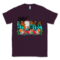 Plum Inked Mama Flowers Cow Classic Tee - CowCowDesign