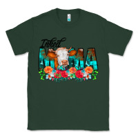 Sports Green Inked Mama Flowers Cow Classic Tee - CowCowDesign