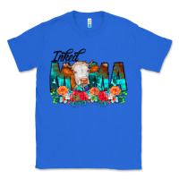 True Royal Inked Mama Flowers Cow Classic Tee - CowCowDesign