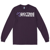 Plum anytime fitness leg day Long Sleeve Tee - linhVisuals