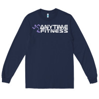 Navy anytime fitness leg day Long Sleeve Tee - linhVisuals