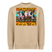 Mushroom heifers and sunflowers Heavyweight Sweatshirt - Jasminsmagicworld