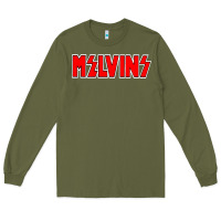 Army Green melvins vocalis Long Sleeve Tee - linhVisuals