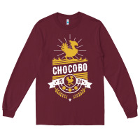 Burgundy chocobo Long Sleeve Tee - linhVisuals