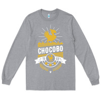 Heather Grey chocobo Long Sleeve Tee - linhVisuals