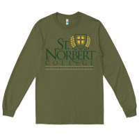 Army Green St. Norbert College Long Sleeve Tee - linhVisuals